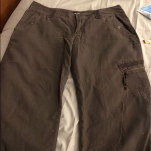 Brown Crop Pants